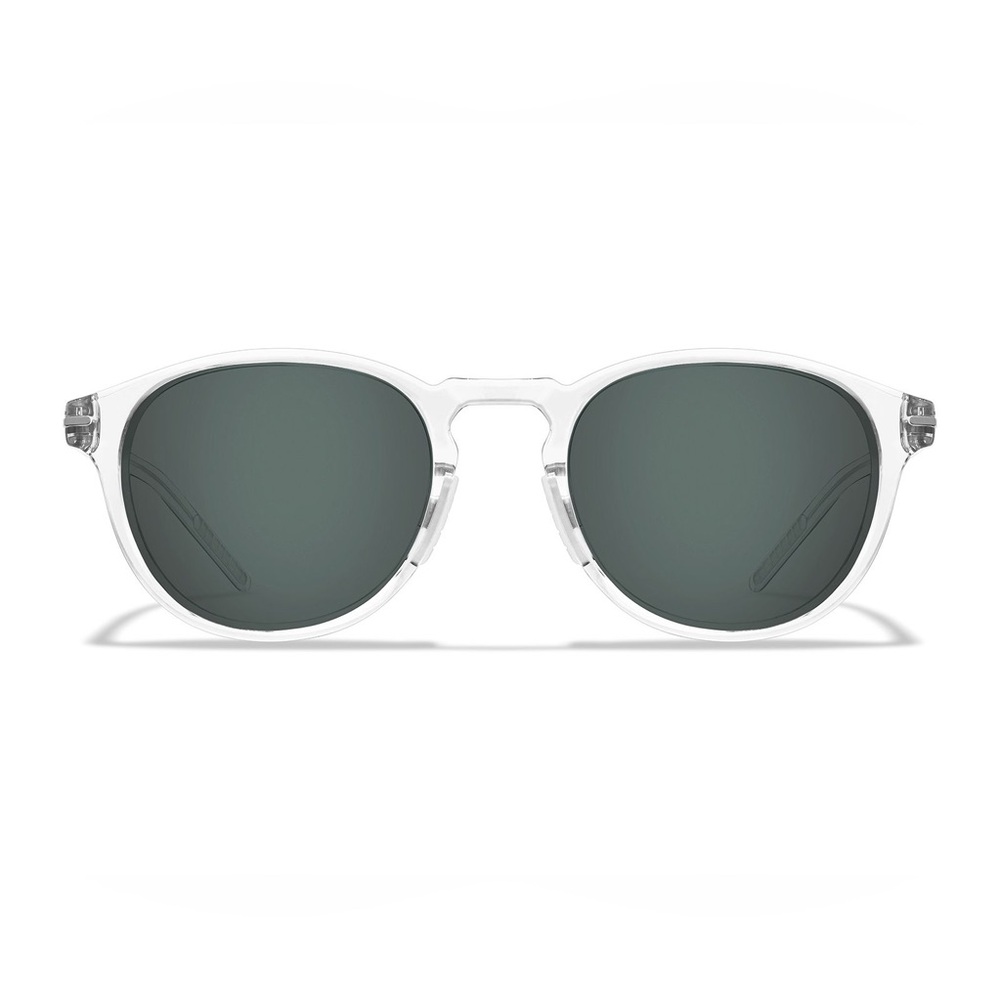 ROKA Oslo Sunglasses, carbon polarized lens, clear frame, case included